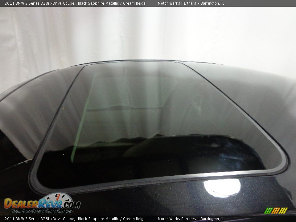2011 BMW 3 Series 328i xDrive Coupe Black Sapphire Metallic / Cream Beige Photo #6