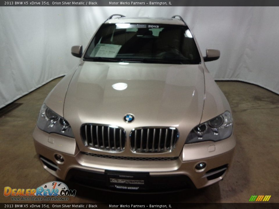 2013 BMW X5 xDrive 35d Orion Silver Metallic / Black Photo #5