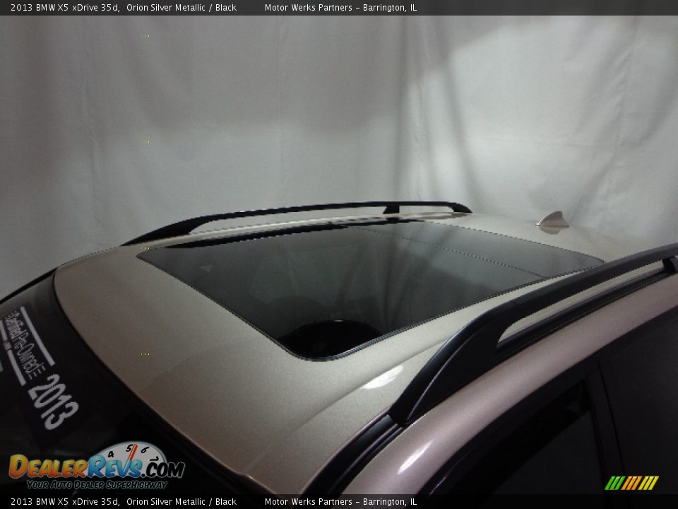 2013 BMW X5 xDrive 35d Orion Silver Metallic / Black Photo #8