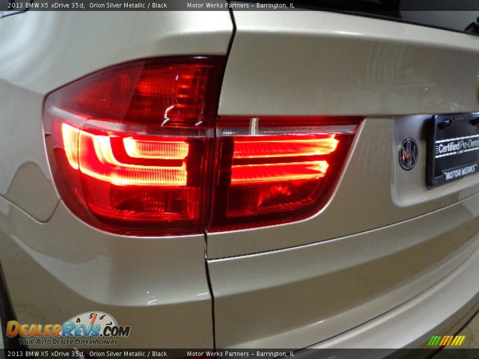2013 BMW X5 xDrive 35d Orion Silver Metallic / Black Photo #13