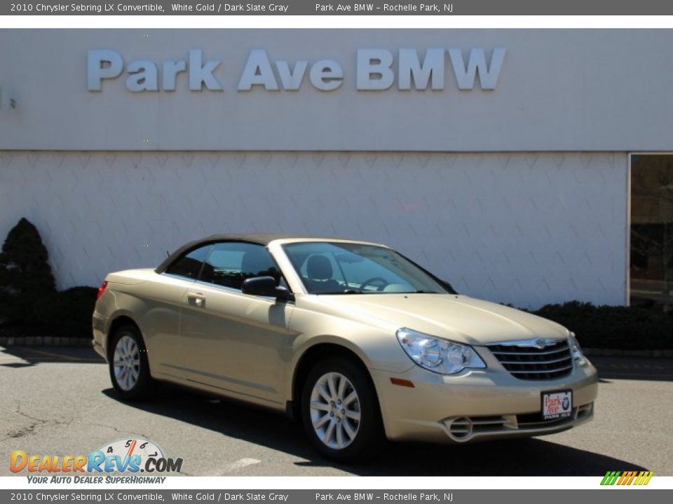 2010 Chrysler Sebring LX Convertible White Gold / Dark Slate Gray Photo #1