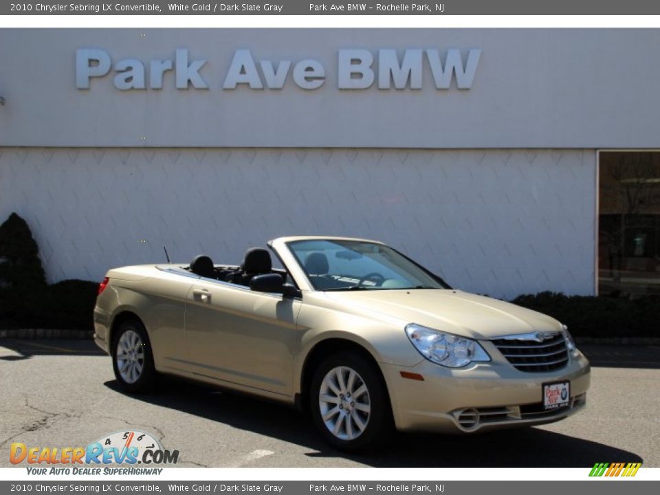 2010 Chrysler Sebring LX Convertible White Gold / Dark Slate Gray Photo #2