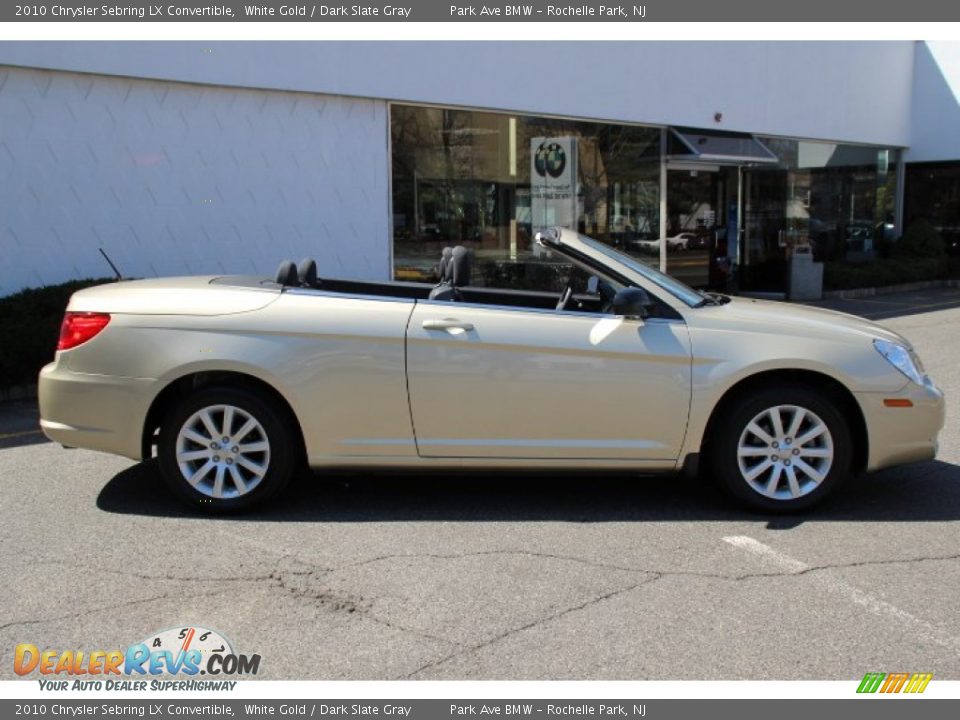 White Gold 2010 Chrysler Sebring LX Convertible Photo #3