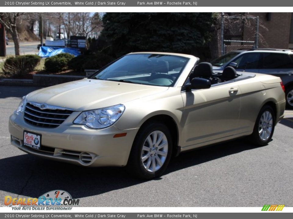 2010 Chrysler Sebring LX Convertible White Gold / Dark Slate Gray Photo #8