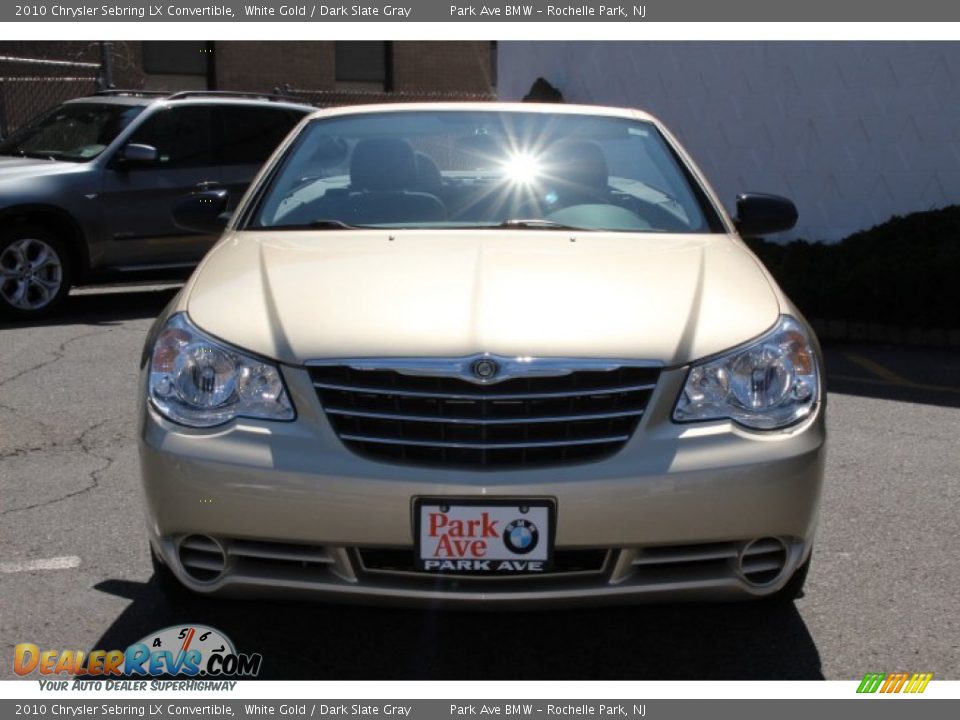 2010 Chrysler Sebring LX Convertible White Gold / Dark Slate Gray Photo #9