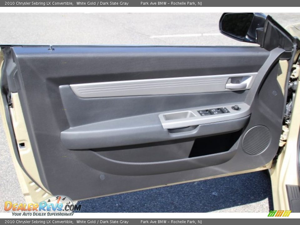 2010 Chrysler Sebring LX Convertible White Gold / Dark Slate Gray Photo #10