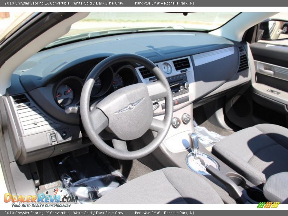 2010 Chrysler Sebring LX Convertible White Gold / Dark Slate Gray Photo #11