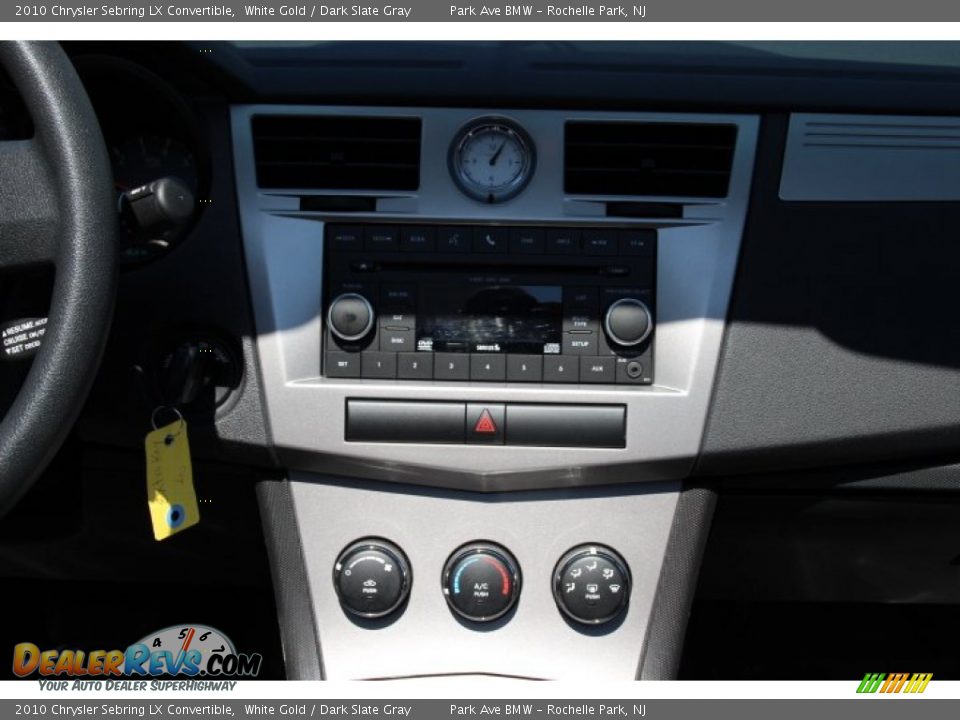 2010 Chrysler Sebring LX Convertible White Gold / Dark Slate Gray Photo #15