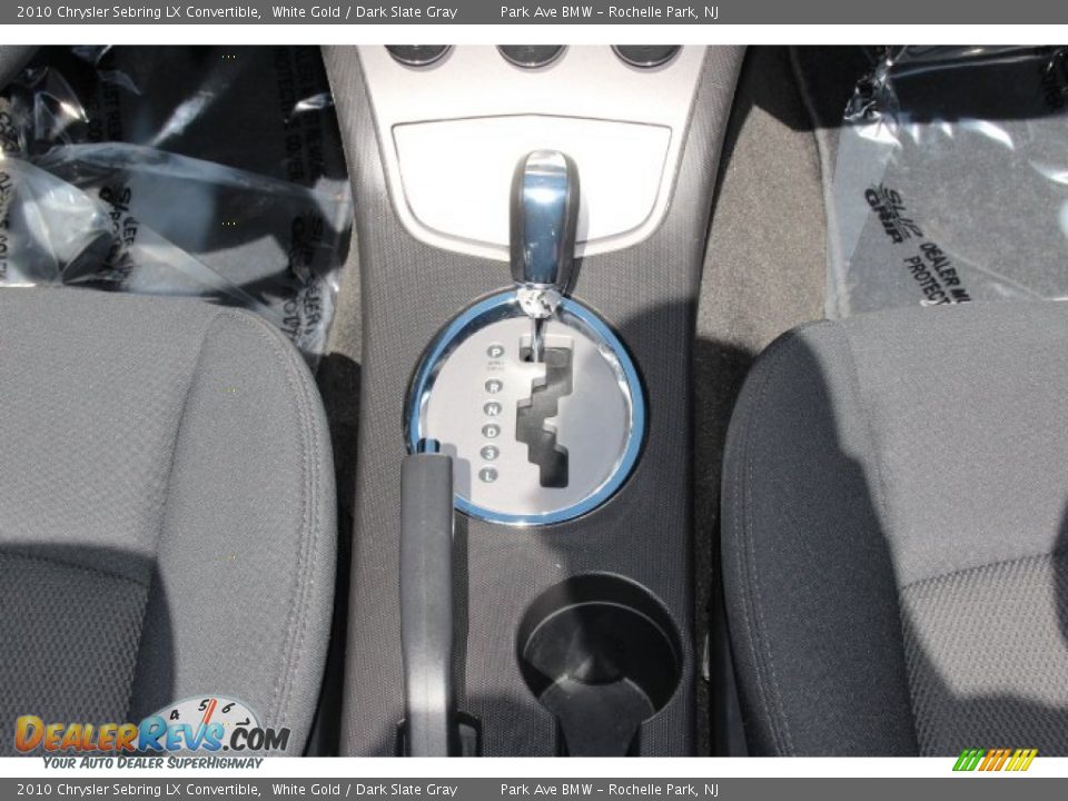 2010 Chrysler Sebring LX Convertible White Gold / Dark Slate Gray Photo #16