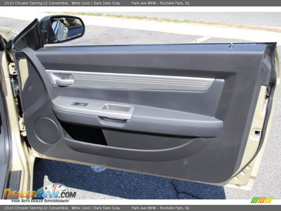 2010 Chrysler Sebring LX Convertible White Gold / Dark Slate Gray Photo #21