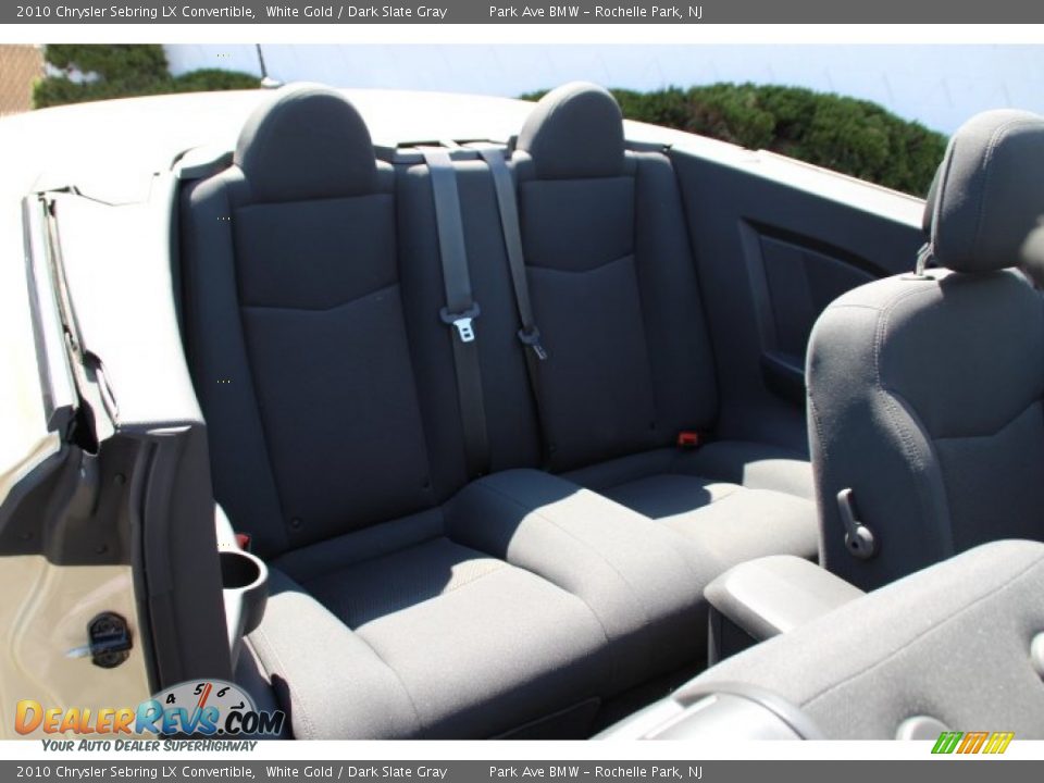 2010 Chrysler Sebring LX Convertible White Gold / Dark Slate Gray Photo #22