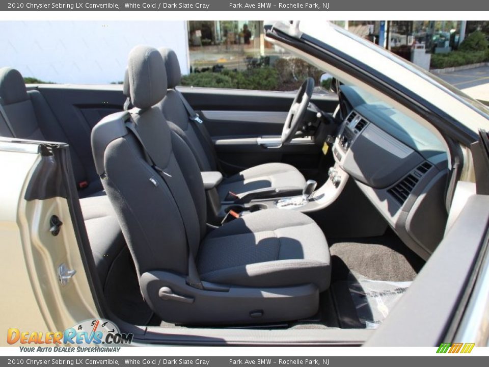 2010 Chrysler Sebring LX Convertible White Gold / Dark Slate Gray Photo #24