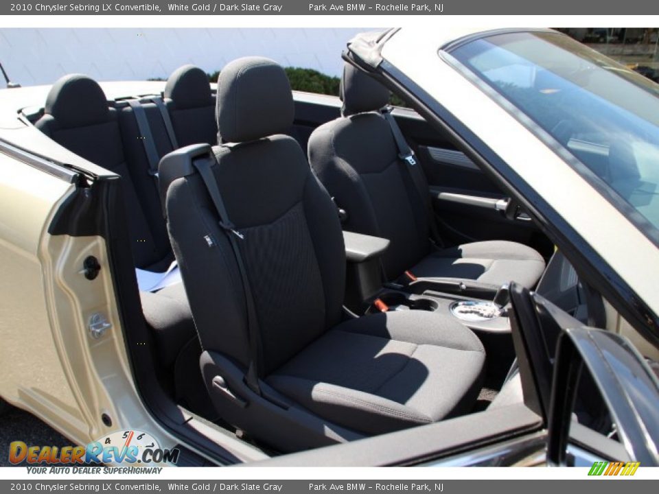 2010 Chrysler Sebring LX Convertible White Gold / Dark Slate Gray Photo #25