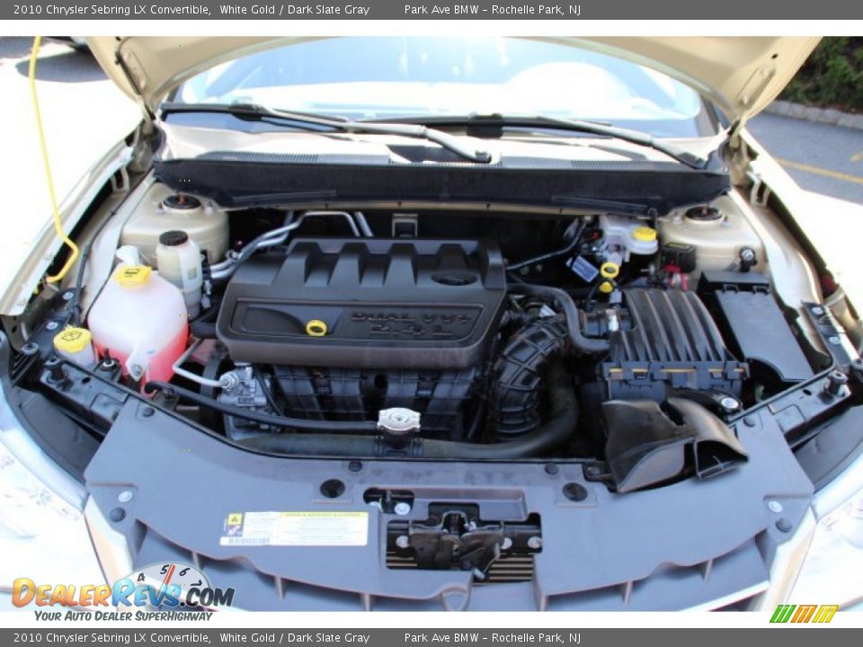 2010 Chrysler Sebring LX Convertible White Gold / Dark Slate Gray Photo #26