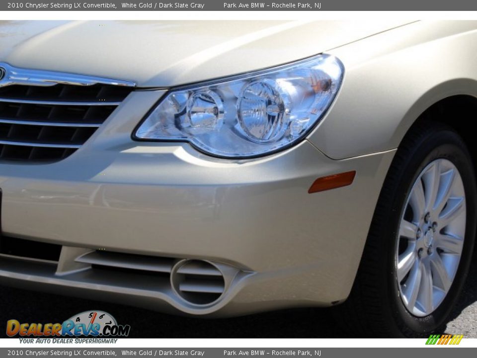 2010 Chrysler Sebring LX Convertible White Gold / Dark Slate Gray Photo #27