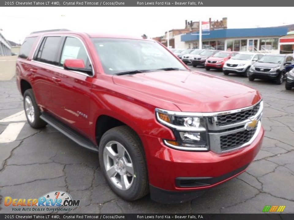 2015 Chevrolet Tahoe LT 4WD Crystal Red Tintcoat / Cocoa/Dune Photo #2
