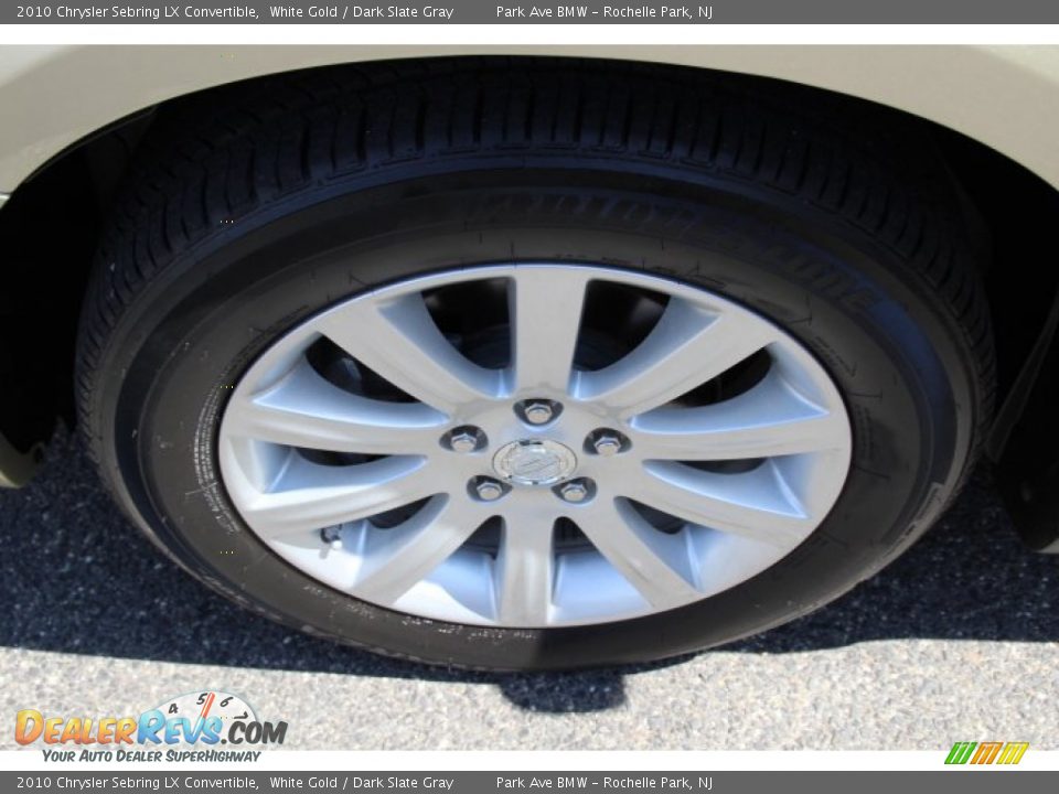 2010 Chrysler Sebring LX Convertible White Gold / Dark Slate Gray Photo #29