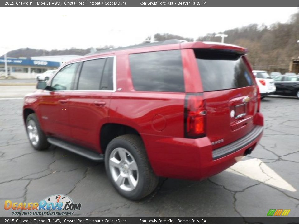 2015 Chevrolet Tahoe LT 4WD Crystal Red Tintcoat / Cocoa/Dune Photo #6