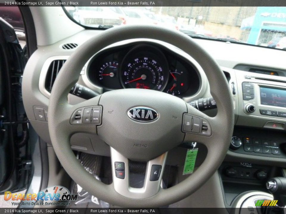 2014 Kia Sportage LX Sage Green / Black Photo #19