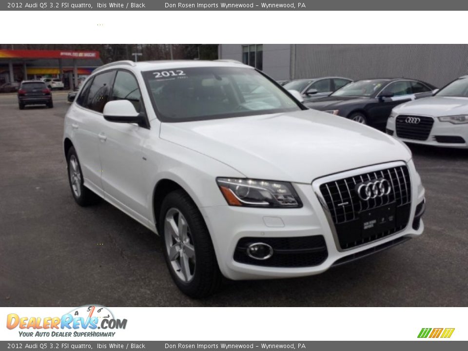2012 Audi Q5 3.2 FSI quattro Ibis White / Black Photo #1