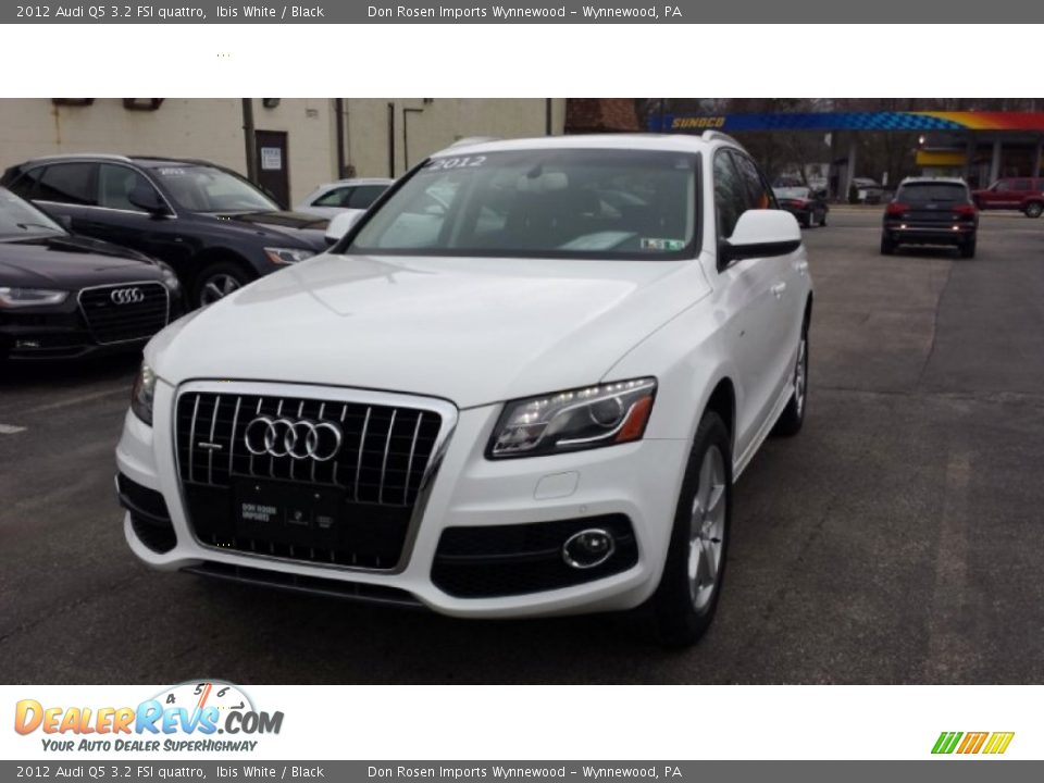 2012 Audi Q5 3.2 FSI quattro Ibis White / Black Photo #3