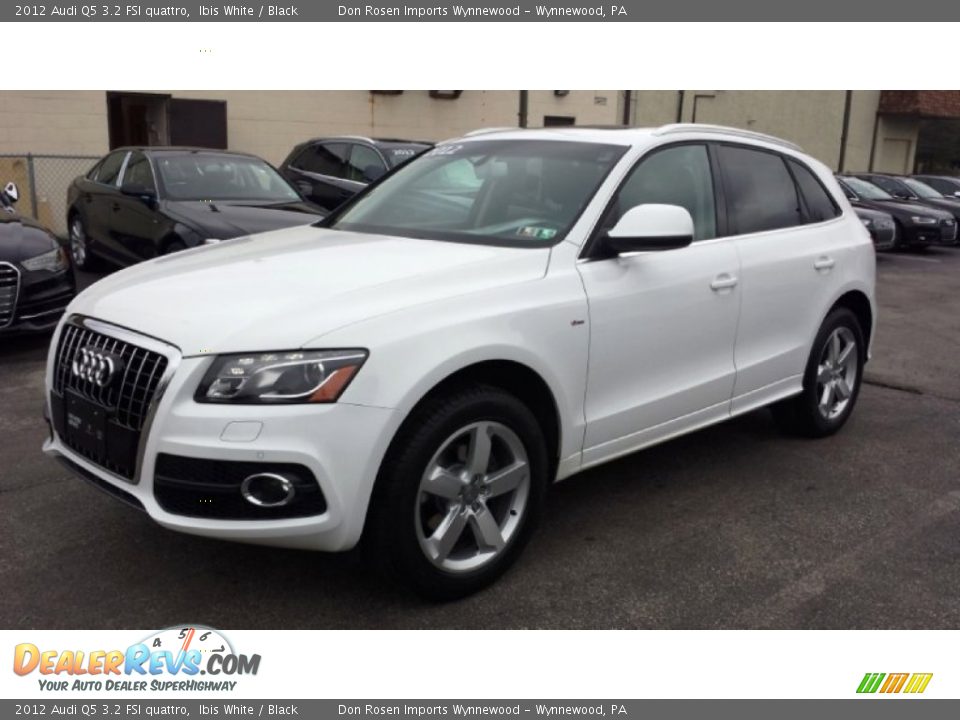 2012 Audi Q5 3.2 FSI quattro Ibis White / Black Photo #4