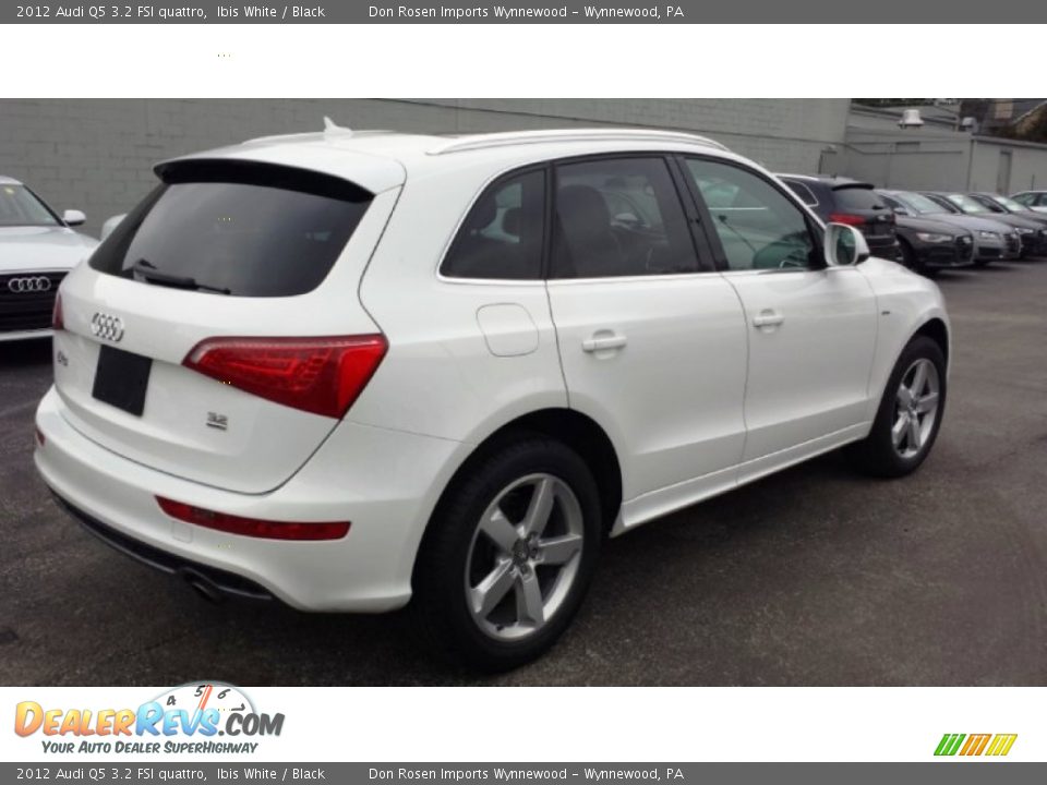 2012 Audi Q5 3.2 FSI quattro Ibis White / Black Photo #5