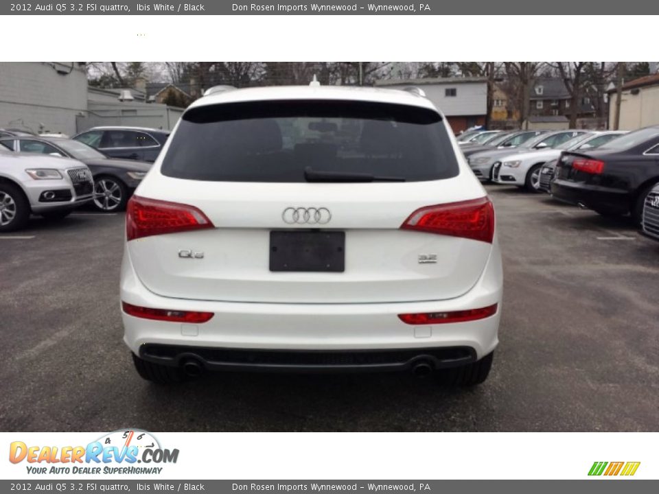 2012 Audi Q5 3.2 FSI quattro Ibis White / Black Photo #6