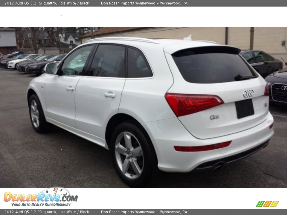 2012 Audi Q5 3.2 FSI quattro Ibis White / Black Photo #7
