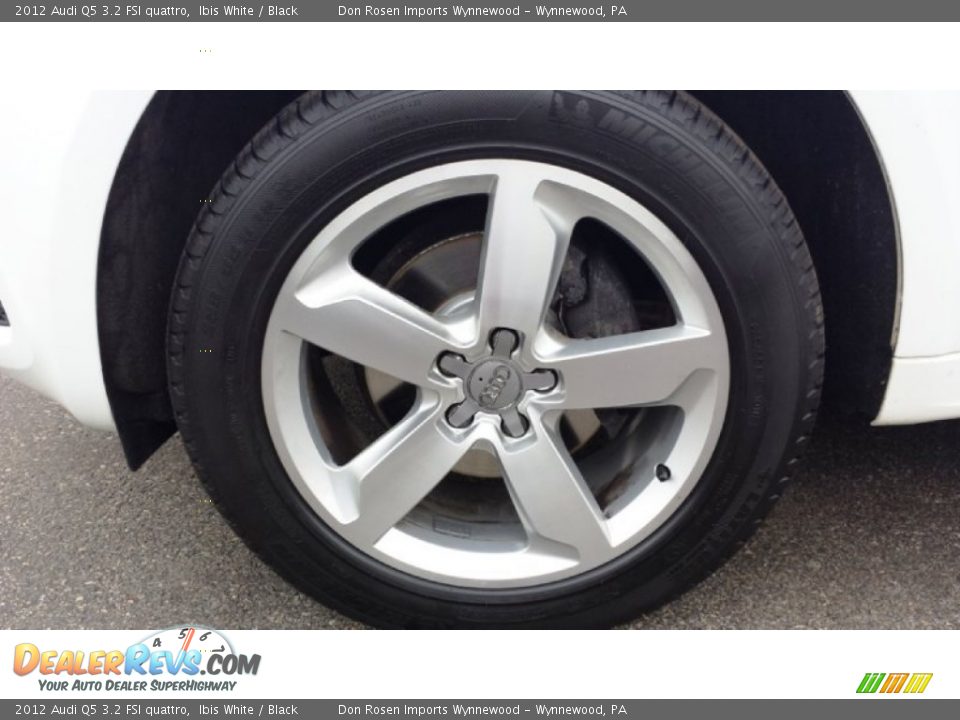 2012 Audi Q5 3.2 FSI quattro Ibis White / Black Photo #9