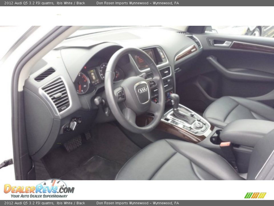 2012 Audi Q5 3.2 FSI quattro Ibis White / Black Photo #11