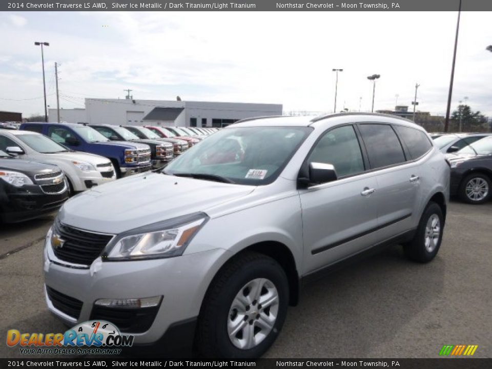 2014 Chevrolet Traverse LS AWD Silver Ice Metallic / Dark Titanium/Light Titanium Photo #1