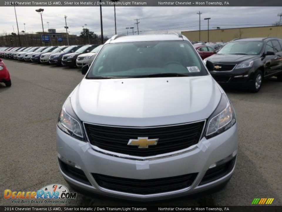 2014 Chevrolet Traverse LS AWD Silver Ice Metallic / Dark Titanium/Light Titanium Photo #2