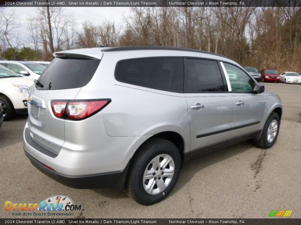 2014 Chevrolet Traverse LS AWD Silver Ice Metallic / Dark Titanium/Light Titanium Photo #5