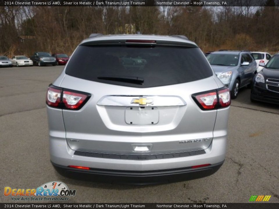 2014 Chevrolet Traverse LS AWD Silver Ice Metallic / Dark Titanium/Light Titanium Photo #6