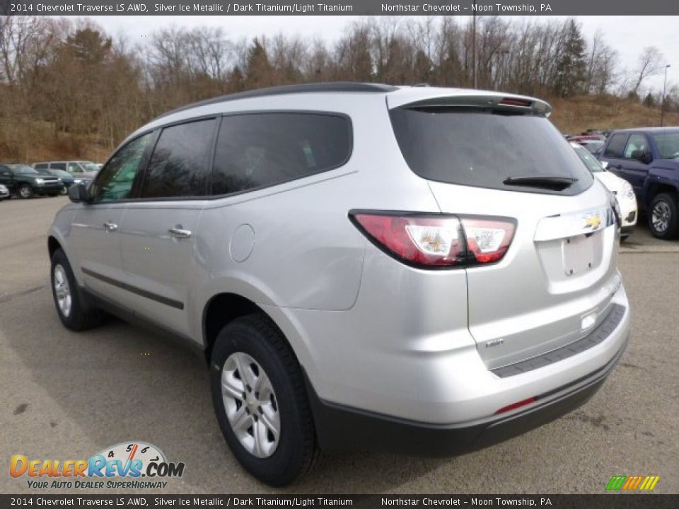 2014 Chevrolet Traverse LS AWD Silver Ice Metallic / Dark Titanium/Light Titanium Photo #7