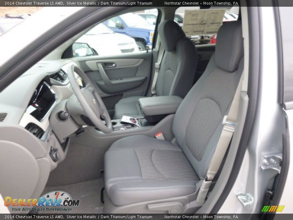 2014 Chevrolet Traverse LS AWD Silver Ice Metallic / Dark Titanium/Light Titanium Photo #10