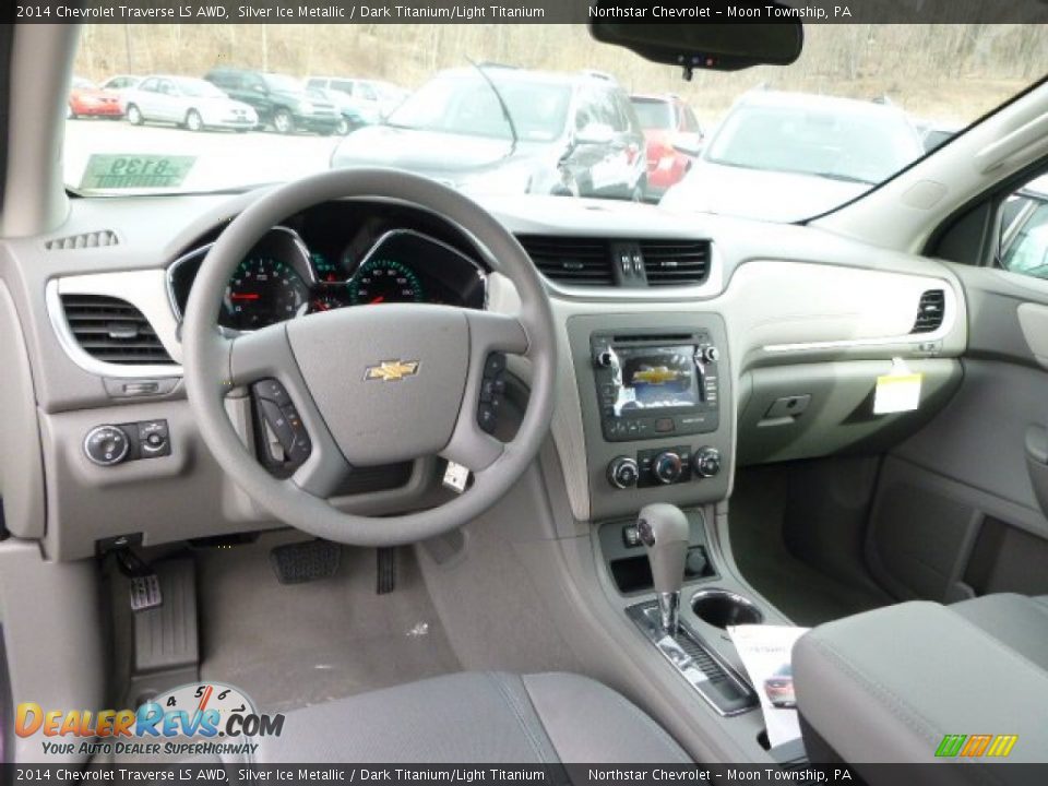 2014 Chevrolet Traverse LS AWD Silver Ice Metallic / Dark Titanium/Light Titanium Photo #13
