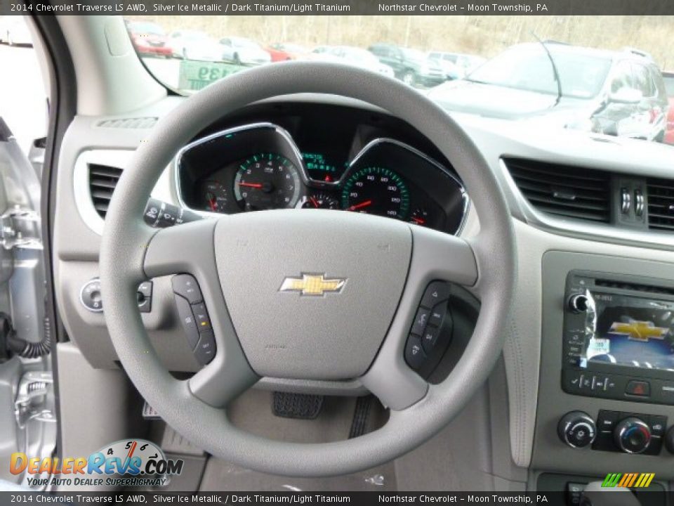 2014 Chevrolet Traverse LS AWD Silver Ice Metallic / Dark Titanium/Light Titanium Photo #18