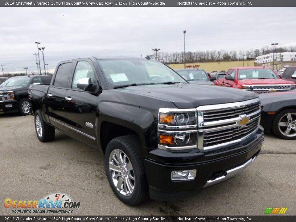 Front 3/4 View of 2014 Chevrolet Silverado 1500 High Country Crew Cab 4x4 Photo #3
