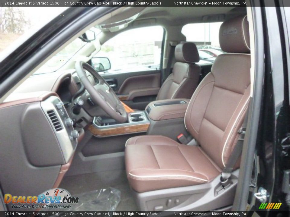 High Country Saddle Interior - 2014 Chevrolet Silverado 1500 High Country Crew Cab 4x4 Photo #10