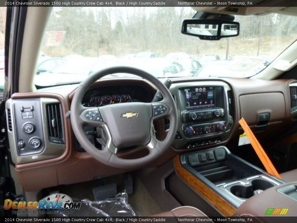 Dashboard of 2014 Chevrolet Silverado 1500 High Country Crew Cab 4x4 Photo #12