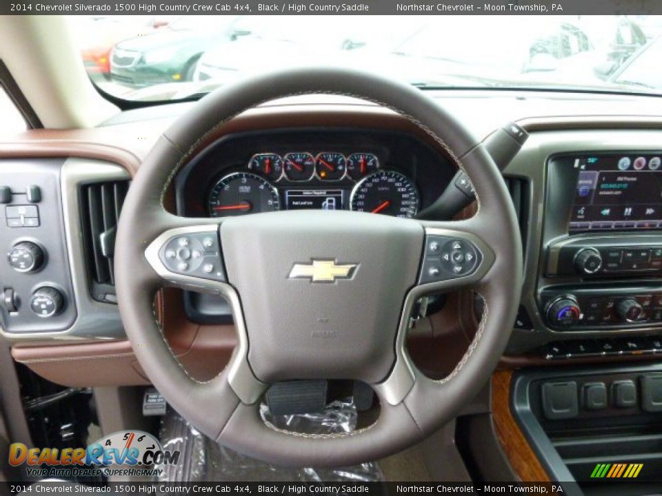2014 Chevrolet Silverado 1500 High Country Crew Cab 4x4 Steering Wheel Photo #18