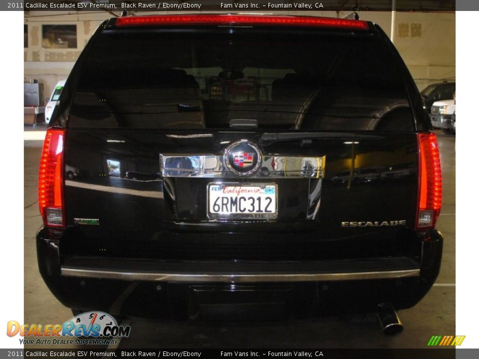 2011 Cadillac Escalade ESV Premium Black Raven / Ebony/Ebony Photo #4
