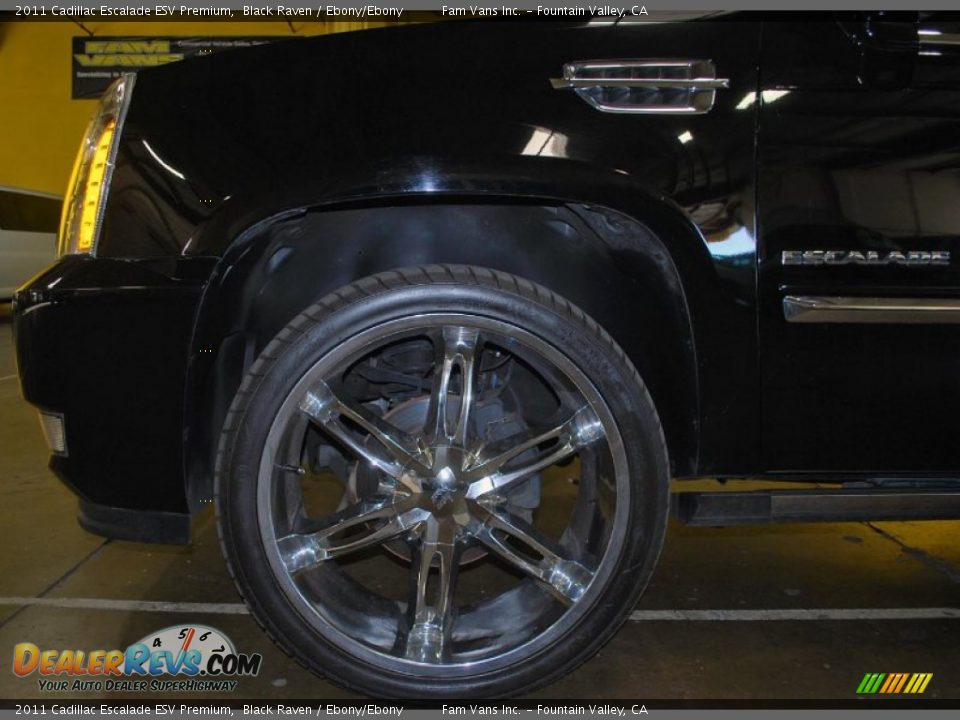 2011 Cadillac Escalade ESV Premium Black Raven / Ebony/Ebony Photo #7