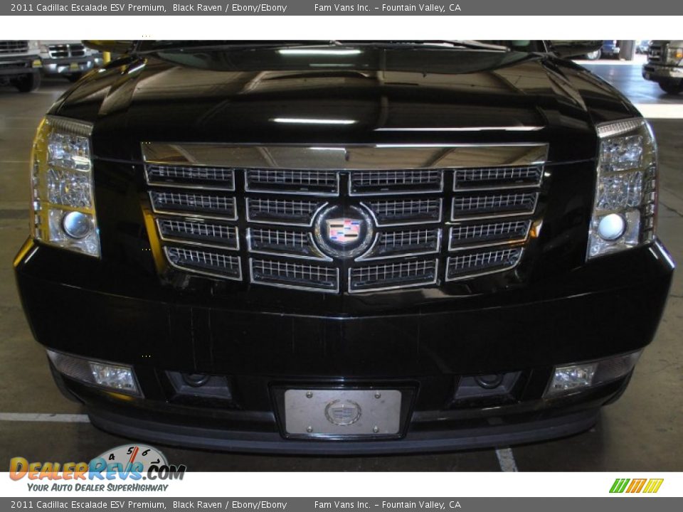 2011 Cadillac Escalade ESV Premium Black Raven / Ebony/Ebony Photo #10
