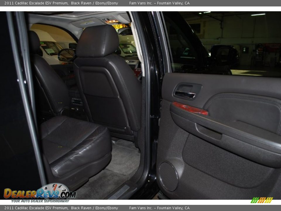 2011 Cadillac Escalade ESV Premium Black Raven / Ebony/Ebony Photo #15