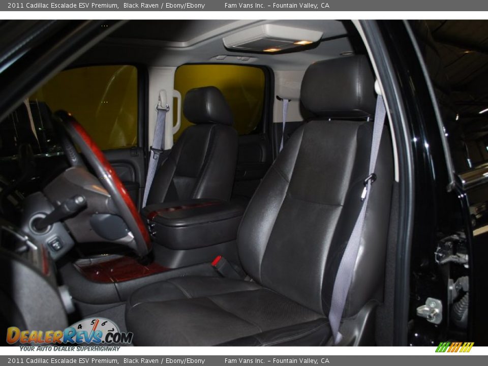 2011 Cadillac Escalade ESV Premium Black Raven / Ebony/Ebony Photo #25