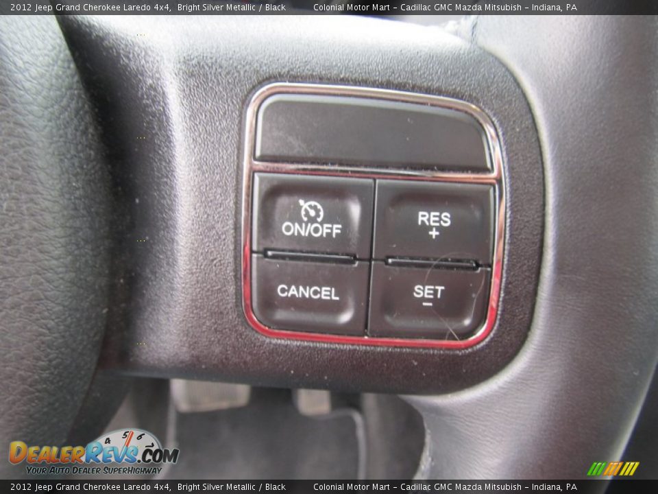 2012 Jeep Grand Cherokee Laredo 4x4 Bright Silver Metallic / Black Photo #17