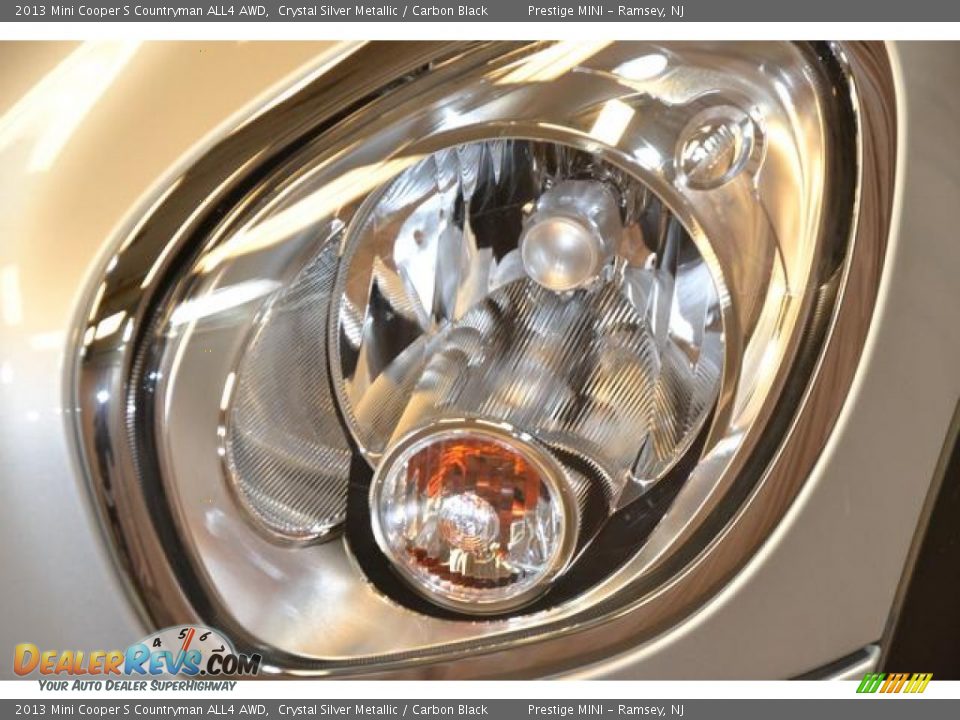 2013 Mini Cooper S Countryman ALL4 AWD Crystal Silver Metallic / Carbon Black Photo #2